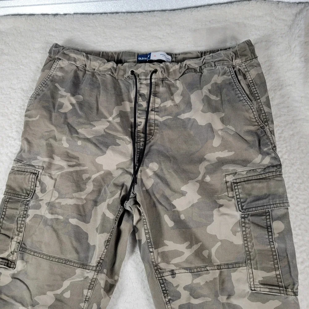Old Navy Modern Jogger Mens XL Green Camo Built-In Flex Cargo Pants